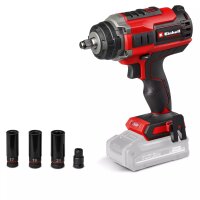 Einhell Akku-Schlagschrauber IMPAXXO 18/450 Solo inkl. Nuss-Set & LED-Licht Power X-Change