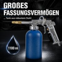 Druckbecherpistol zur Hohlraumversiegelung inkl. Schläuche Hakendüse Runddüse