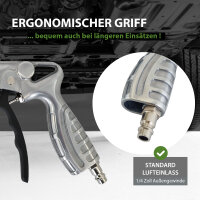 Hohlraumpistole zur Hohlraumversiegelung Druckluft-Unterbodenschutzpistole inkl. Schlauch