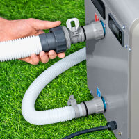 Bestway Wärmepumpe Air Energy 1200 W Poolheizung 58748 Titanium Wärmetauscher bis 30.000 Liter