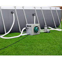 Bestway Wärmepumpe Air Energy 1200 W Poolheizung 58748 Titanium Wärmetauscher bis 30.000 Liter