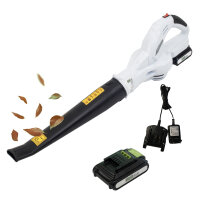 Akku-Laubbläser 20V mit 2000mAh 240km/h Akku & Ladegerät – kabellos, leicht, kraftvoll für Garten & Terrasse