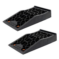 2x Auffahrrampe PKW 5t Auffahrkeile Kunststoff 42x23x8 cm...