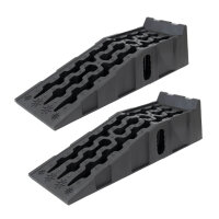 2x Auffahrrampe mit Überfahrstopper 90 x 28 x 22 cm...