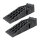 2x Auffahrrampe mit Überfahrstopper 90 x 28 x 22 cm 5 t Traglast Kunststoff Auffahrkeil Wohnmobil