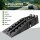 2x Auffahrrampe mit Überfahrstopper 5t Tragkraft 90x30x21,5 cm Kunststoff Auffahrkeil stapelbar