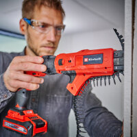 Set aus Einhell Akku-Trockenbauschrauber TE-DY 18 Li - solo & Magazine Attachment Magazinaufsatz