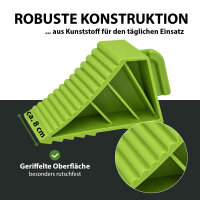 4x Unterlegkeil mit Griff 1,5 t je Paar Radkeil Bremskeil für PKW Anhänger Wohnwagen Camper