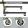 Motorständer Stahl Tragkraft 550 kg 360° Montagekopf 4 Räder Motorhalter Montageständer mobil grün