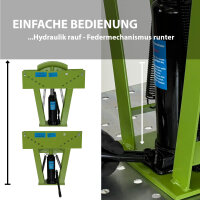 Rohrbiegemaschine hydraulisch 16t Presskraft 8 Matritzen 90° Biegewinkel Rohrbieger Rohrbiegegerät