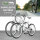 2x Fahrradanlehnbügel 115 x 56 cm Stahl feuerverzinkt Ø 60 mm zum Einbetonieren Fahrradständer Typ D