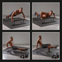 FitEngine Klimmzugstange für Türrahmen ohne Schrauben und Bohren Liegestütze Dips