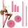 Pole Dance Tanzstange Pink Profi 231 - 274 cm Ø 45 mm Tabledance Static & Spinning ohne Bohren
