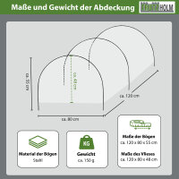 Hochbeet mit Abdeckung 5-teilig Palettenrahmen 120x80x80cm aus Holz stapelbar Garten Balkon