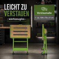 2x Schweißtisch 4-fach höhenverstellbar Stahl Neigung bis 90° mobiler Schweißwagen klappbar