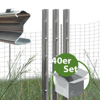 Z-Profil Zaunpfosten 150 cm feuerverzinkt 40x...