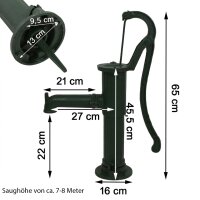 Schwengelpumpe Gartenpumpe Handschwengelpumpe Wasserpumpe Handpumpe