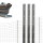 Z-Profil Zaunpfosten 230 cm feuerverzinkt 40x Zaunpfähle 1,5 mm Stärke gestanzte Haken Forstprofil