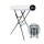 10x Stehtisch klappbar ca. Ø 80 cm Tischplatte Höhe 110 cm Stahlgestell Partytisch Bistrotisch in Weiß