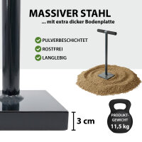 Bodenstampfer 11,5 Kg 84 cm  20x20 cm Grundplatte...