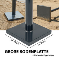 Bodenstampfer 11,5 Kg 84 cm  20x20 cm Grundplatte T-Schaumstoffgriff für Pflaster-& Gartenarbeiten