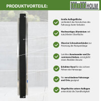 TRUTZHOLM Auffahrschiene 150-270 cm verstellbar Traglast 50 kg Treppenrampe für Fahrrad E-Bike Moped