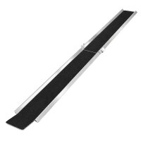 TRUTZHOLM Auffahrschiene 150-270 cm verstellbar Traglast 50 kg Treppenrampe für Fahrrad E-Bike Moped