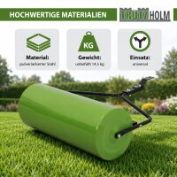 Rasenwalze für Rasentraktor ATV befüllbar bis 95 L, 97 cm Breite grün Gartenwalze Ackerwalze