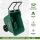 Gartenwagen Schubkarre kippsicher 250 kg 90 L Kunststoffwanne Stahlgriff PU Räder 98x55x75 cm