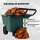 Gartenwagen Schubkarre kippsicher 250 kg 90 L Kunststoffwanne Stahlgriff PU Räder 98x55x75 cm