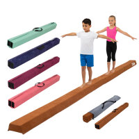 Schwebebalken 300 cm braun klappbar auf 150 cm  tragbarer Turnbalken inkl.Tragetasche