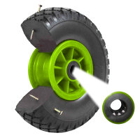 Sackkarrenrad PU-Rad 260x85 mm 3.00-4 Ø 20 mm...