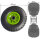 4x Sackkarrenrad PU-Rad 260x85 mm 3.00-4 Ø 20 mm Vollgummi Bollerwagen