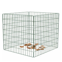 Gartenkomposter werkzeugloser Aufbau 90 × 90 cm...