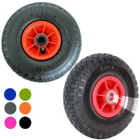 Sackkarrenrad Luftrad 260x85 mm 3.00-4 Kunststofffelge...