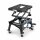 Dirtbike Montagehocker hydraulisch 160 kg schwarz mit Rollen