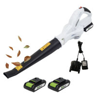 Akku-Laubbläser 20V mit 2000mAh 240km/h mit 2 Akkus...