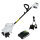Akku Bodenhacke 20V/2.0Ah mit 2 Akkus und Ladegerät 19 cm Arbeitsbreite 24 Klingen 15,5 cm Arbeitstiefe Motorhacke #1