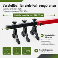 TRUTZHOLM Motorbrücke Kotflügeltraverse 300 kg verstellbar Rot