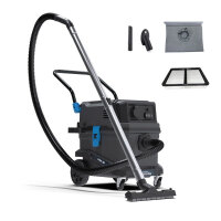 GÜDE Pro 30 Nass-Trockensauger – 1800 W, 30 L Edelstahl, HEPA, Staubklasse L