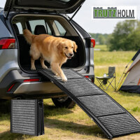 Hunderampe klappbar 180 cm Aluminium Autorampe bis 130 kg rutschfest faltbar