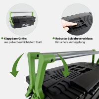 Werkzeugkiste 2 lagig 30kg Traglast 10 Fächer flexibel anpassbar 42x17x16 cm