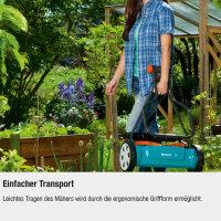 Gardena Spindelmäher Classic 400  Rasenmäher 04018-20 40 cm Schnittbreite für 200m²