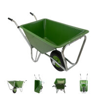 Hofkarre XL 220 L 300 kg Stahlfelge Luftrad Futterkarre...