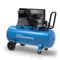 GÜDE Kompressor 420/10/100/230V – 100 L Tank, 10 bar, 2-Zylinder, 2,2 kW 50148