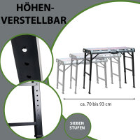 TRUTZHOLM Schweißtisch klappbar 450kg höhenverstellbar Werkbank mit Lochraster Garage Montage robust
