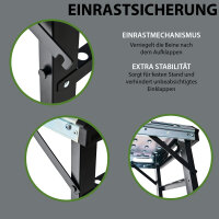 TRUTZHOLM Schweißtisch klappbar 450kg höhenverstellbar Werkbank mit Lochraster Garage Montage robust