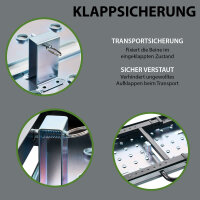 TRUTZHOLM Schweißtisch klappbar 450kg höhenverstellbar Werkbank mit Lochraster Garage Montage robust