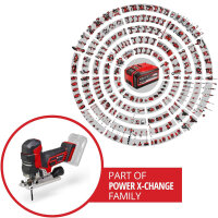Einhell Professional Akku-Stichsäge TP-JST 18/135 Li BL Power X-Change + 2.5Ah Akku Starterkit