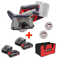 Einhell Akku-Mauernutfräse TP-MA 36/30 Li BL + 2x...